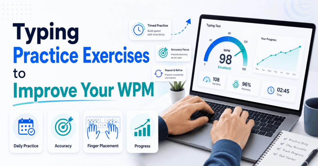 typing practice exercises