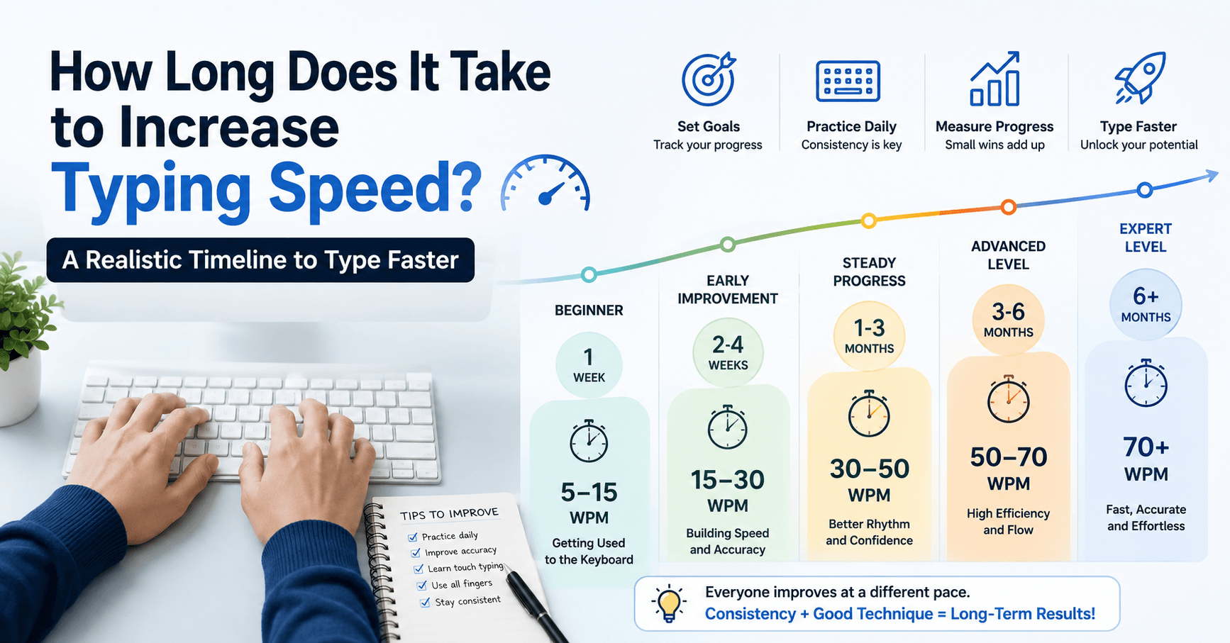how long does it take to learn typing