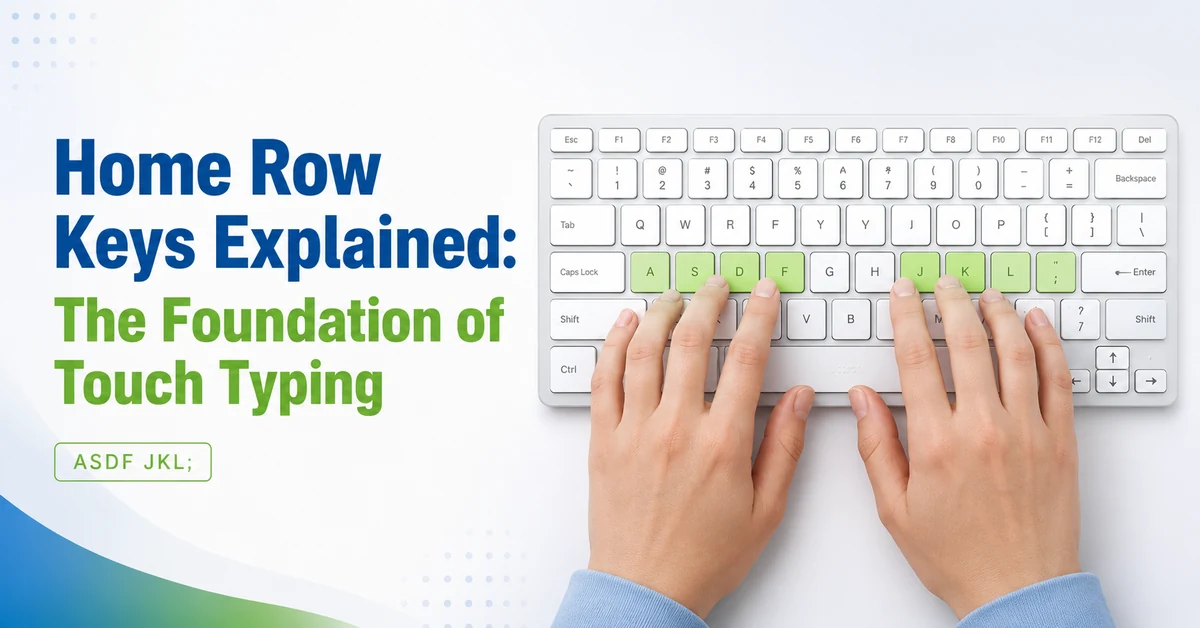 Home Row Keys: Proven Secret to Faster Typing, Fewer Mistakes