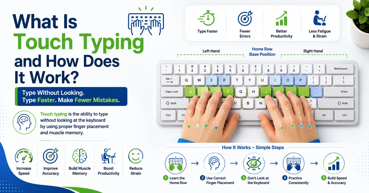 what is touch typing